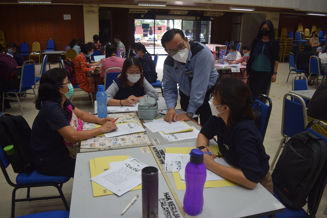 大山脚百能师范学院华文组为威省区的华文老师举办华文阅读教学培训营 web