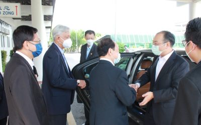 中国驻马使馆欧阳玉靖大使莅访董教总